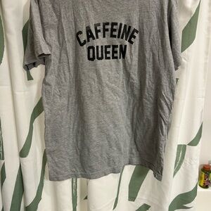 Forever 21 Gray Caffeine Queen Tee